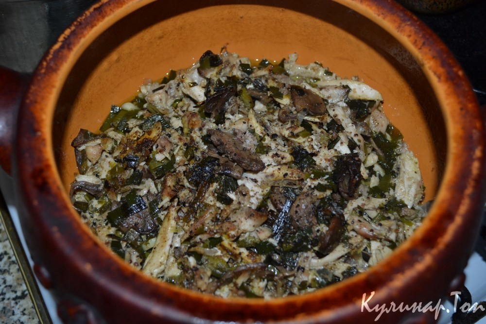 Жаркое с курицей и нутом