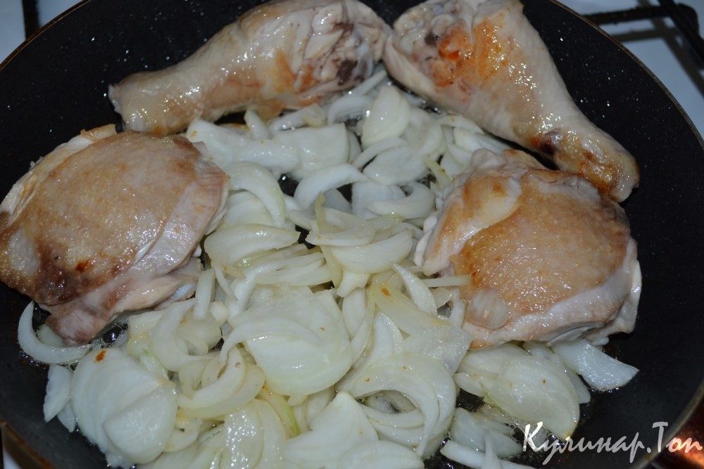 Булгур с курицей и овощами