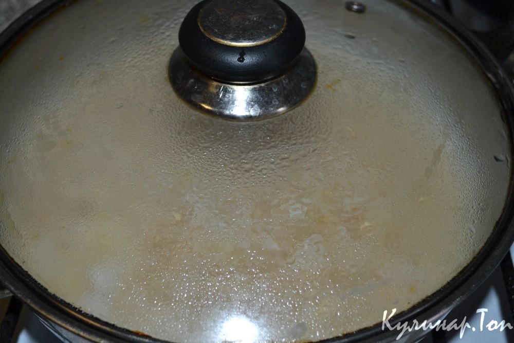 Булгур с курицей и овощами