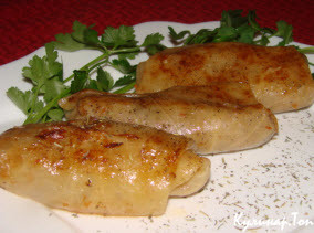 Голубцы с говядиной и грибами