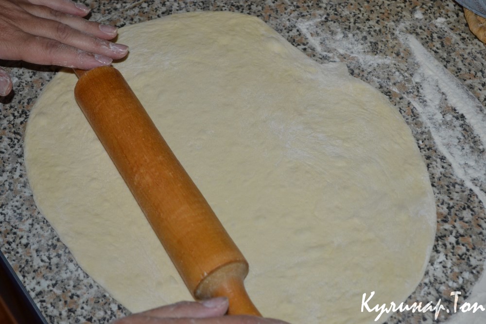 Пирог с картофелем и мясом
