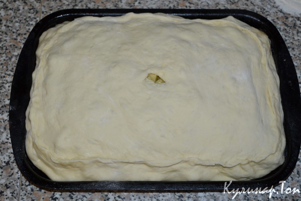 Пирог с картофелем и мясом