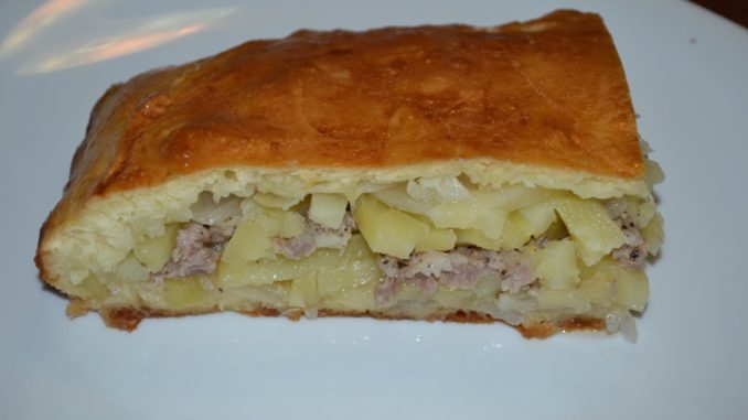 Картофельный пирог с мясом-25 Пирог с картофелем и мясом