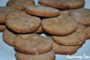 Овсяное печенье с орехами