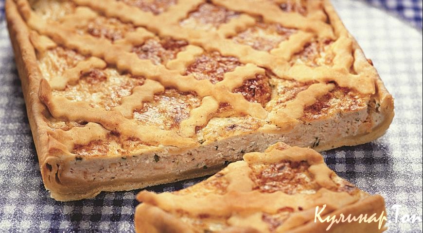 Пирог с курицей и морковью