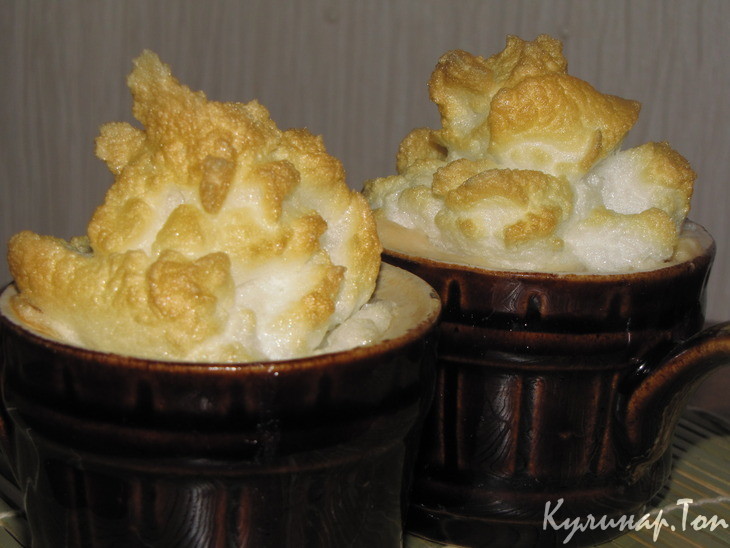 Суфле из консервированной горбуши