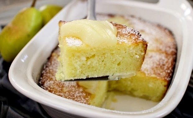 Творожная запеканка с грушами Творожная запеканка с грушами