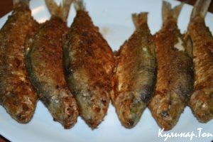 Жаренный сырок с чесноком