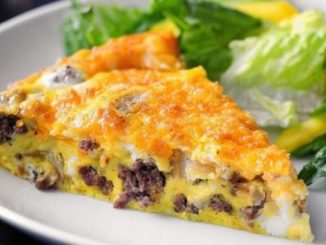 Запеканка из тыквы с макаронами и фаршем