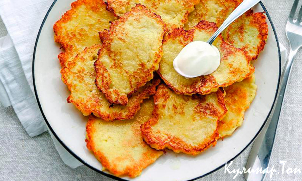 Драники с луком