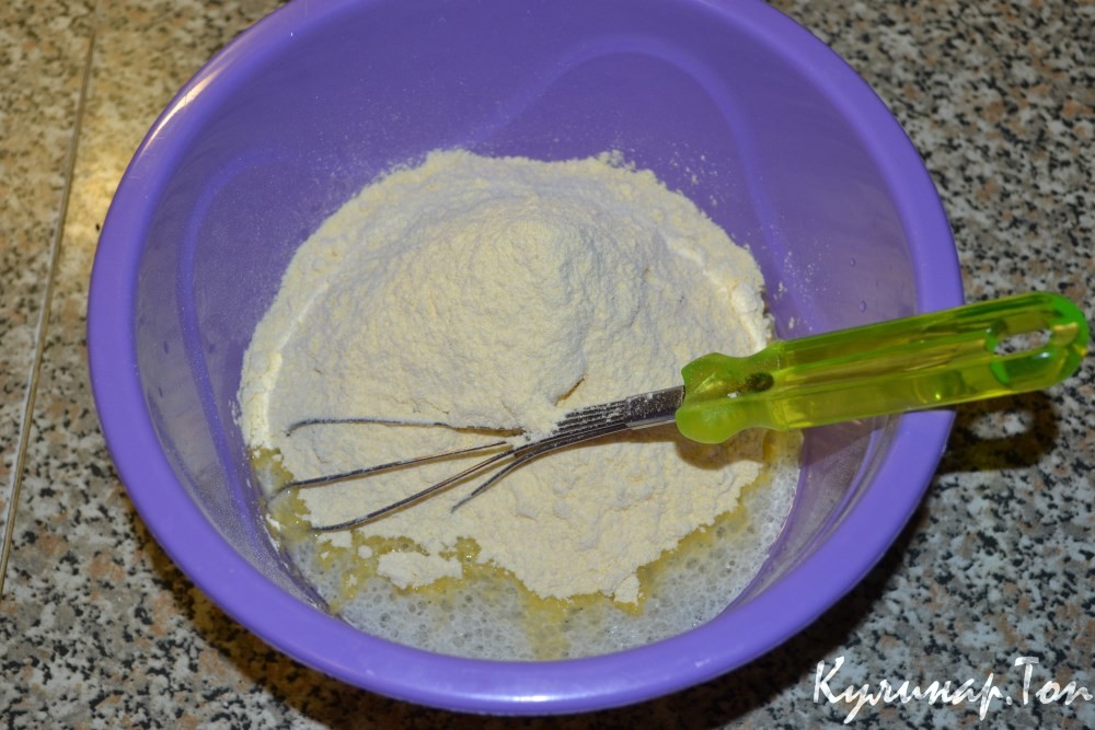 Кукурузное печенье на рассоле