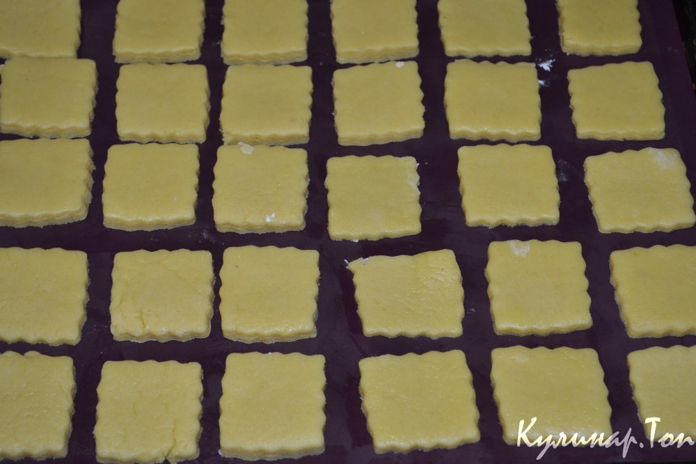 Кукурузное печенье на рассоле