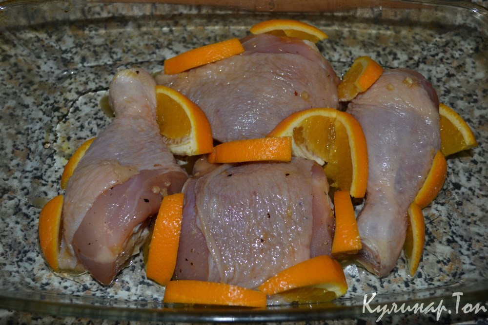 Курица в апельсиновом соусе