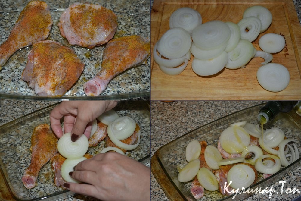 Курица с апельсином