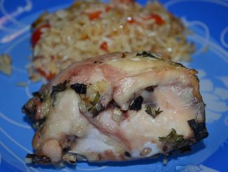 Курочка с ароматными травками