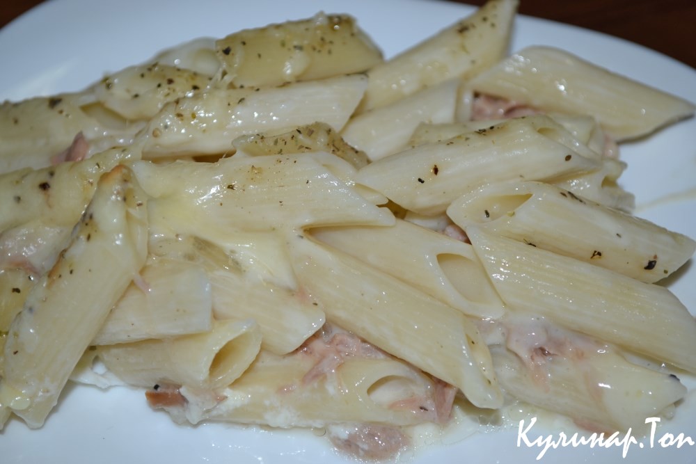 Макаронник с тунцом