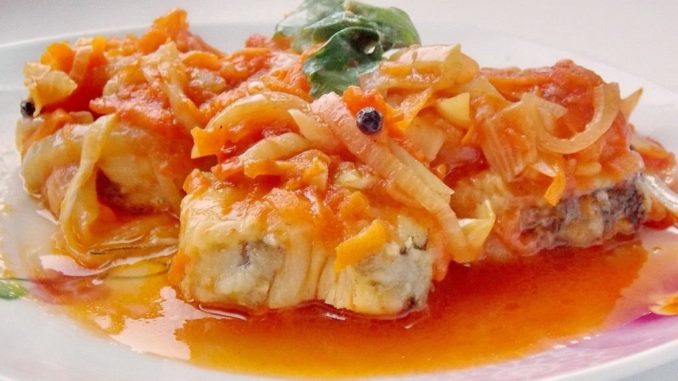 Минтай в маринаде Минтай в маринаде