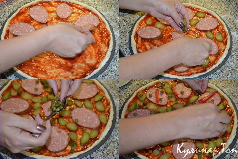 Пицца Ассорти с каперсами
