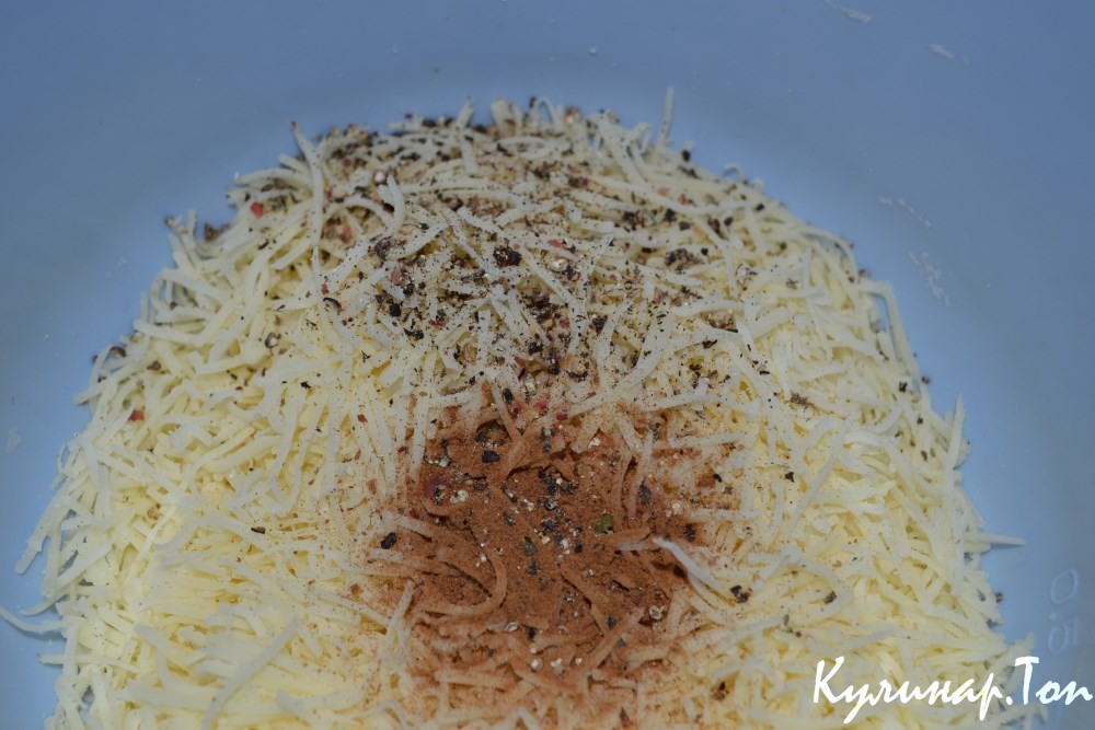 Пицца с сыром и сливками