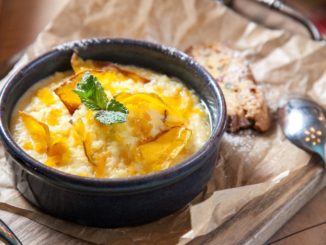 Пшенная каша с тыквой и курагой
