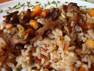 Рис с грибами по-болгарски