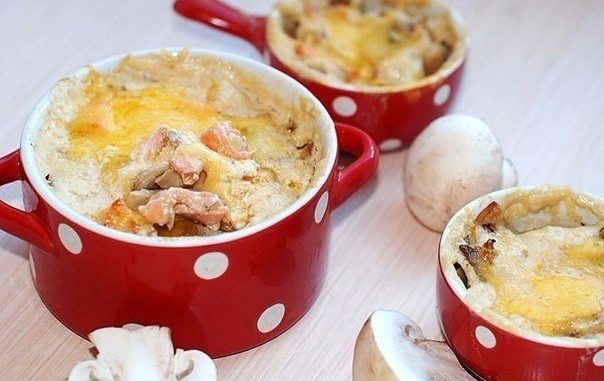 Рыба, запеченная с грибами Рыба, запеченная с грибами