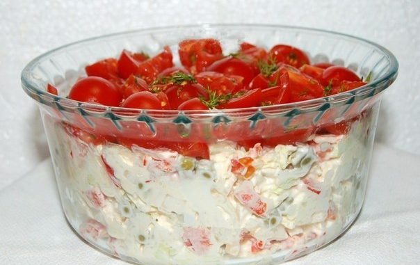 Салат Красная шапочка Салат "Красная шапочка"