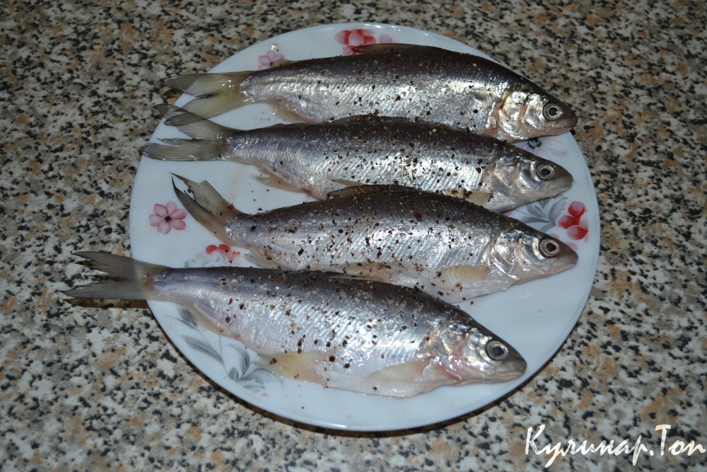 Жареный сырок с лимоном