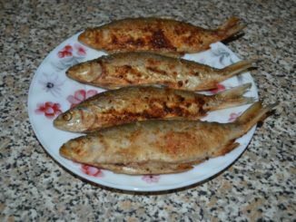 Жареный сырок с лимоном