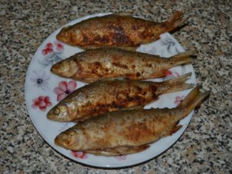 Жареный сырок с лимоном