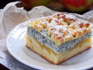 Яблочно-маковый пирог