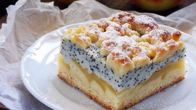 Яблочно-маковый пирог Яблочно-маковый пирог