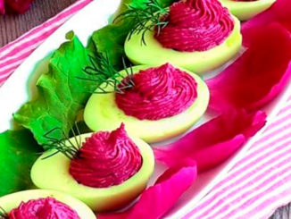 Яйца с икрой сельди
