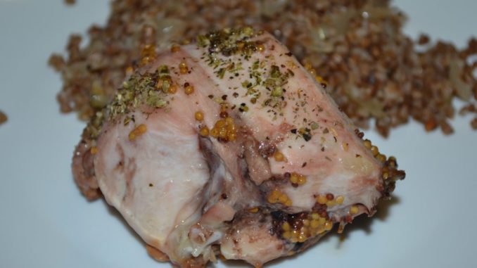 Запеченая курица во французской горчице-05 Курица с французской горчицей