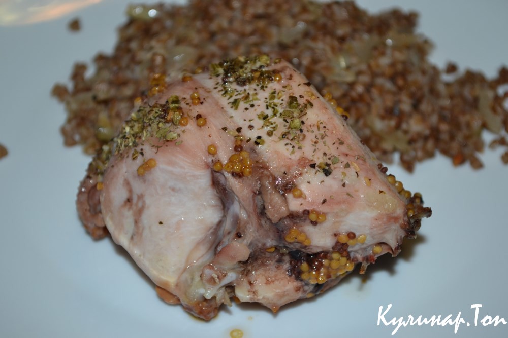 Курица с французской горчицей