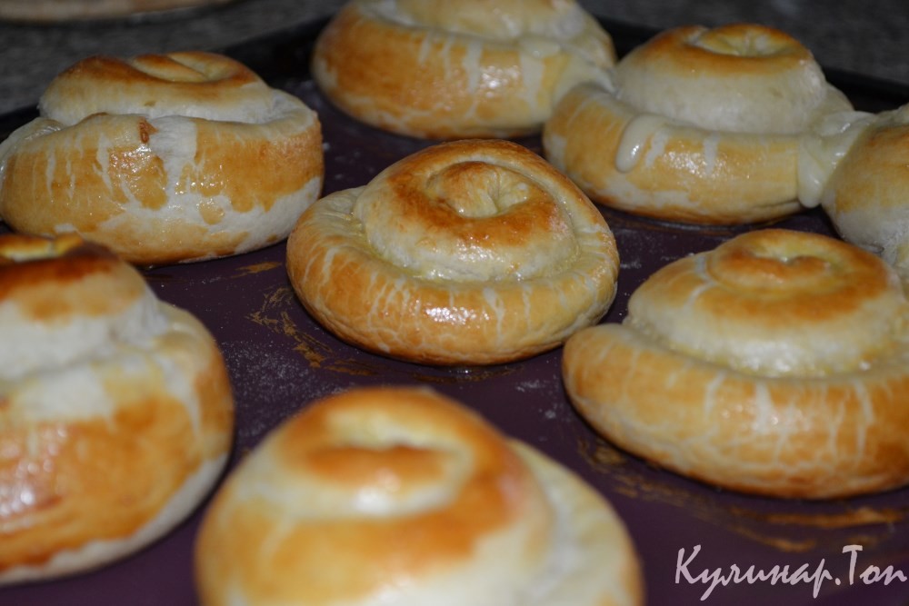 Булочки "Улитки" сыром