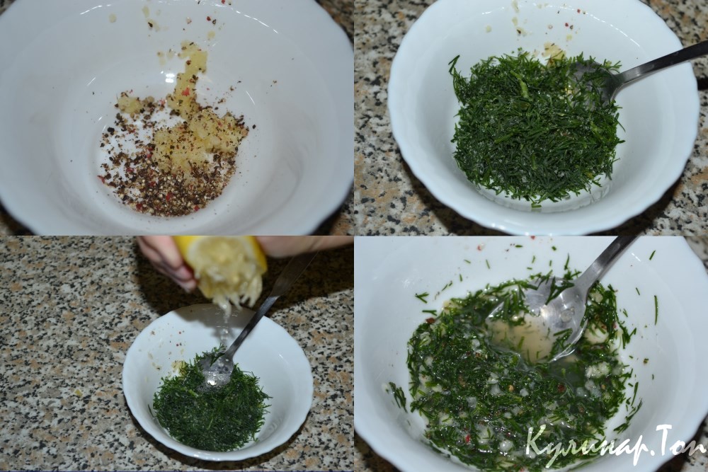 Куриные крылышки с чесночным соусом