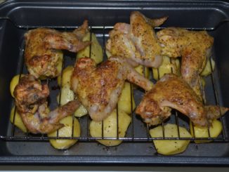 Куриные крылышки с чесночным соусом