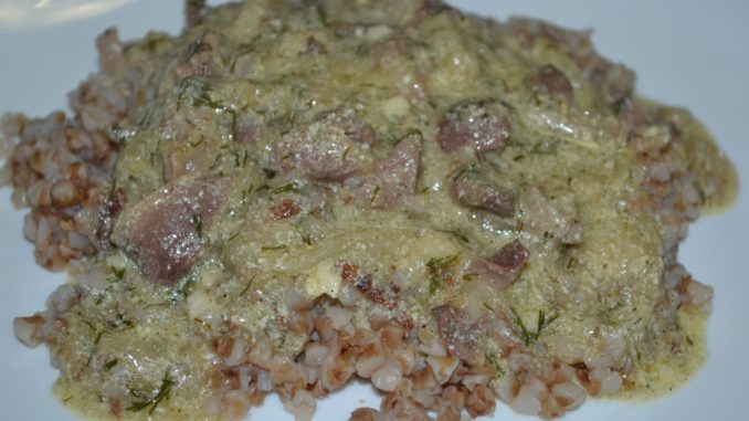 Куриные желудки тушенные в сметане-05 Куриные желудки, тушеные в сметане