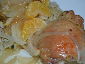 Курица с мандаринами
