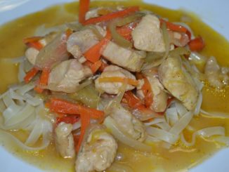 Лагман с курицей