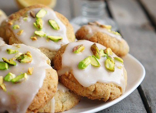 Лимонное печенье с фисташками Лимонное печенье с фисташками