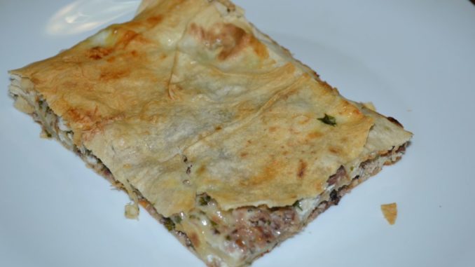 Пирог из лаваша с тунцом и сыром-06 Пирог из лаваша с тунцом и сыром