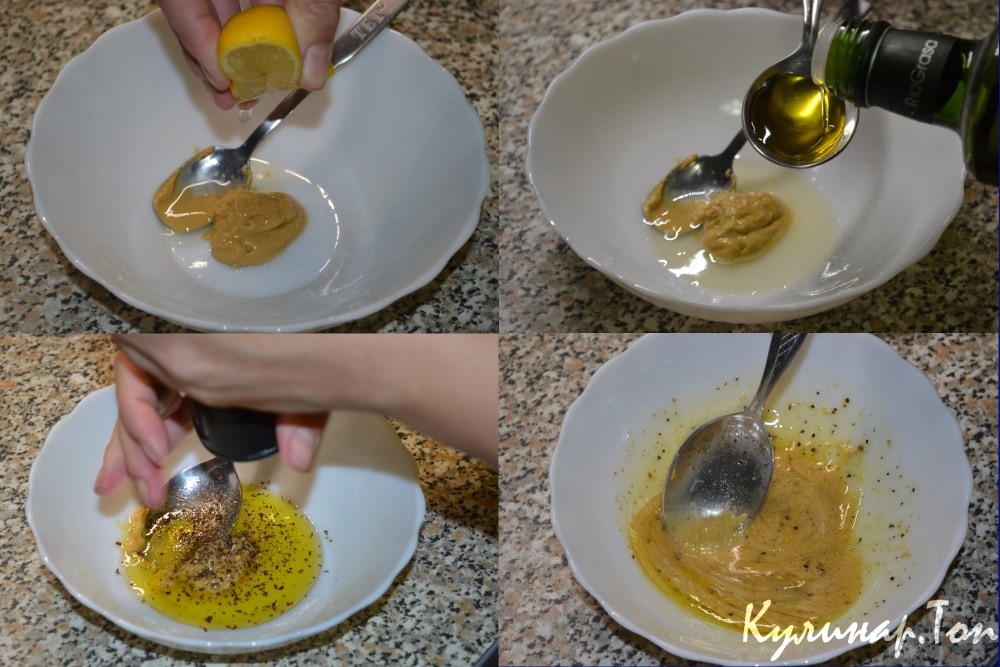 Салат с авокадо и мандаринами