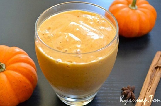 Тыквенный смузи с яблоком и бананом Тыквенный смузи с яблоком и бананом