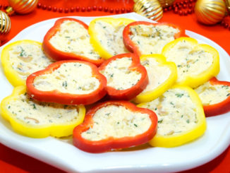 Закуска из перцев с сыром