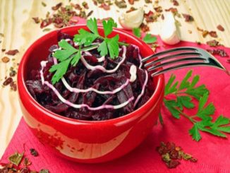 Закуска из свеклы и хрена