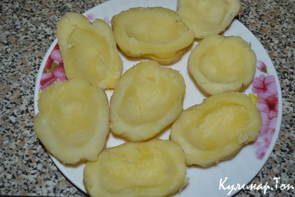 Картофельные лодочки с фаршем