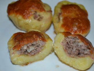 Картофельные лодочки с фаршем