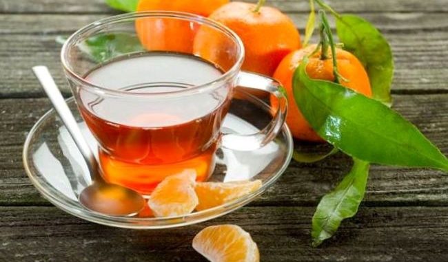 Зимний чай с мандаринами Зимний чай с мандаринами